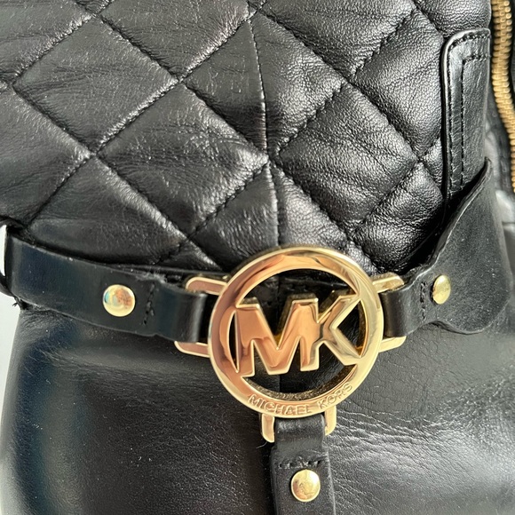 Michael Kors Black Riding Boots - Picture 3 of 5
